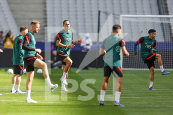 2022-05-27 - Virgil van Dijk of Liverpool during the training of the teams ahead of the UEFA Champions League Final football match on May 27, 2022 at Stade de France in Saint-Denis near Paris, France - FOOTBALL - CHAMPIONS LEAGUE - FINAL - TRAINING - UEFA CHAMPIONS LEAGUE - SOCCER