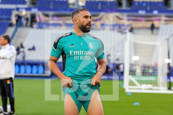 2022-05-27 - Daniel Carvajal (2) of Real Madrid during the training of the teams ahead of the UEFA Champions League Final football match on May 27, 2022 at Stade de France in Saint-Denis near Paris, France - FOOTBALL - CHAMPIONS LEAGUE - FINAL - TRAINING - UEFA CHAMPIONS LEAGUE - SOCCER
