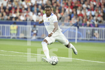 2022-05-28 - David Alaba of Real Madrid during the UEFA Champions League Final football match between Liverpool FC and Real Madrid CF on May 28, 2022 at Stade de France in Saint-Denis near Paris, France - FOOTBALL - CHAMPIONS LEAGUE - FINAL - LIVERPOOL V REAL MADRID - UEFA CHAMPIONS LEAGUE - SOCCER