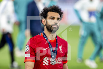 2022-05-28 - PARIS, FRANCE - MAY 28: Mohamed Salah of Liverpool (was crushed after been defeated by Real Madrid during the UEFA Champions League final match between Liverpool FC and Real Madrid at Stade de France on May 28, 2022 in Paris, France. - LIVERPOOL FC V REAL MADRID - UEFA CHAMPIONS LEAGUE FINAL 2021/22 - UEFA CHAMPIONS LEAGUE - SOCCER