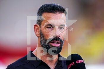 2022-08-02 - Coach Ruud van Nistelrooy of PSV Eindhoven during the UEFA Champions League, third qualifying round football match between AS Monaco and PSV Eindhoven on August 2, 2022 at Stade Louis II in Monaco, Monaco - FOOTBALL - CHAMPIONS LEAGUE - MONACO V PSV EINDHOVEN - UEFA CHAMPIONS LEAGUE - SOCCER