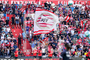 2022-08-09 - Fans of PSV Eindhoven during the UEFA Champions League, Third qualifying round, 2nd leg football match between PSV Eindhoven and AS Monaco on August 9, 2022 at Philips Stadion in Eindhoven, Netherlands - FOOTBALL - CHAMPIONS LEAGUE - PSV EINDHOVEN V MONACO - UEFA CHAMPIONS LEAGUE - SOCCER