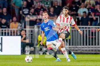 2022-08-24 - Ismael Saibari of PSV during the UEFA Champions League, Play-Off Second Leg football match between PSV and Rangers on August 24, 2022 at the Philips Stadion in Eindhoven, Netherlands - FOOTBALL - CHAMPIONS LEAGUE - PSV V RANGERS - UEFA CHAMPIONS LEAGUE - SOCCER