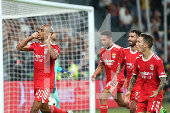 2022-09-14 - Joao Mario (SL Benfica) celebrates the goal - JUVENTUS FC VS SL BENFICA - UEFA CHAMPIONS LEAGUE - SOCCER