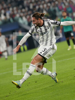 2022-10-05 - Adrien Rabiot (Juventus FC) scores the goal of 1-0 - JUVENTUS FC VS MACCABI HAIFA - UEFA CHAMPIONS LEAGUE - SOCCER