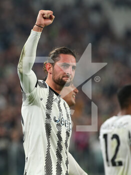 2022-10-05 - Adrien Rabiot (Juventus FC) celebrates the goal of 3-0 - JUVENTUS FC VS MACCABI HAIFA - UEFA CHAMPIONS LEAGUE - SOCCER