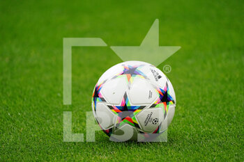 2022-09-14 - Adidas UEFA Champions League official match ball - AC MILAN VS DINAMO ZAGREB - UEFA CHAMPIONS LEAGUE - SOCCER