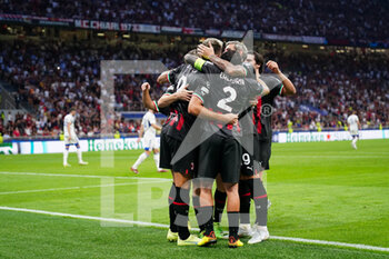2022-09-14 - the The team (AC Milan) celebrates the goal of Olivier Giroud (AC Milan) - AC MILAN VS DINAMO ZAGREB - UEFA CHAMPIONS LEAGUE - SOCCER