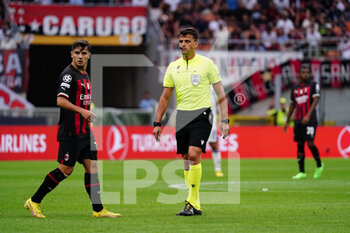 2022-09-14 - Jesús Gil Manzano (Referee) - AC MILAN VS DINAMO ZAGREB - UEFA CHAMPIONS LEAGUE - SOCCER