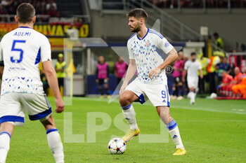 2022-09-14 - Bruno Petkovic (GNK Dinamo Zagreb) - AC MILAN VS DINAMO ZAGREB - UEFA CHAMPIONS LEAGUE - SOCCER