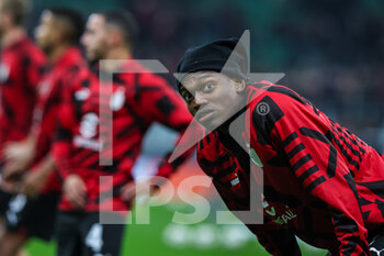 2022-11-02 - Rafael Leao of AC Milan looks on during UEFA Champions League 2022/23 Group Stage - Group E football match between AC Milan and FC Red Bull Salzburg at Giuseppe Meazza Stadium, Milan, Italy on November 02, 2022 - AC MILAN VS FC RED BULL SALZBURG - UEFA CHAMPIONS LEAGUE - SOCCER