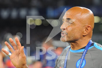 2022-09-07 - Coach of SSC Napoli Luciano Spalletti  during the Uefa Champions League match between SSC Napoli vs FC Liverpool  at Diego Armando Maradona Stadium  - SSN NAPOLI VS LIVERPOOL FC - UEFA CHAMPIONS LEAGUE - SOCCER