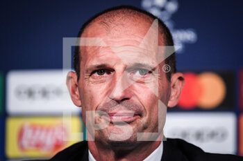 2022-09-05 - Massimiliano ALLEGRI of Juventus during the UEFA Champions League press conference before the match against PSG on September 05, 2022 at Parc des Princes stadium in Paris, France - FOOTBALL - UEFA CHAMPIONS LEAGUE - JUVENTUS CONFERENCE PRESS - UEFA CHAMPIONS LEAGUE - SOCCER