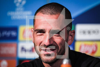 2022-09-05 - Leonardo BONUCCI of Juventus during the UEFA Champions League press conference before the match against PSG on September 05, 2022 at Parc des Princes stadium in Paris, France - FOOTBALL - UEFA CHAMPIONS LEAGUE - JUVENTUS CONFERENCE PRESS - UEFA CHAMPIONS LEAGUE - SOCCER