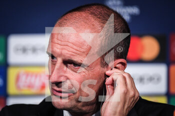 2022-09-05 - Massimiliano ALLEGRI of Juventus during the UEFA Champions League press conference before the match against PSG on September 05, 2022 at Parc des Princes stadium in Paris, France - FOOTBALL - UEFA CHAMPIONS LEAGUE - JUVENTUS CONFERENCE PRESS - UEFA CHAMPIONS LEAGUE - SOCCER