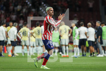 2022-09-07 - Antoine Griezmann of Atletico de Madrid celebrates during the UEFA Champions League, Group B, football match played between Atletico de Madrid and FC Porto at Civitas Metropolitano on September 07, 2022 in Madrid, Spain. Photo Oscar J. Barroso / SpainDPPI / DPPI - FOOTBALL - CHAMPIONS LEAGUE - ATLETICO MADRID V PORTO - UEFA CHAMPIONS LEAGUE - SOCCER