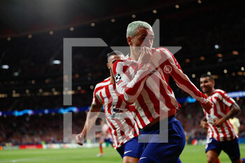 2022-09-07 - Antoine Griezmann of Atletico de Madrid celebrates a goal during the UEFA Champions League, Group B, football match played between Atletico de Madrid and FC Porto at Civitas Metropolitano on September 07, 2022 in Madrid, Spain. Photo Oscar J. Barroso / SpainDPPI / DPPI - FOOTBALL - CHAMPIONS LEAGUE - ATLETICO MADRID V PORTO - UEFA CHAMPIONS LEAGUE - SOCCER