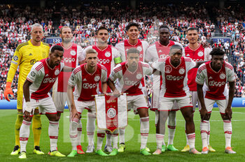 2022-09-07 - Team Ajax posed during the UEFA Champions League match between Ajax and Rangers at the Johan Cruijff ArenA on September 7, 2022 in Amsterdam, Netherlands - FOOTBALL - CHAMPIONS LEAGUE - AJAX V RANGERS - UEFA CHAMPIONS LEAGUE - SOCCER