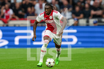 2022-09-07 - Calvin Bassey of Ajax during the UEFA Champions League match between Ajax and Rangers at the Johan Cruijff ArenA on September 7, 2022 in Amsterdam, Netherlands - FOOTBALL - CHAMPIONS LEAGUE - AJAX V RANGERS - UEFA CHAMPIONS LEAGUE - SOCCER