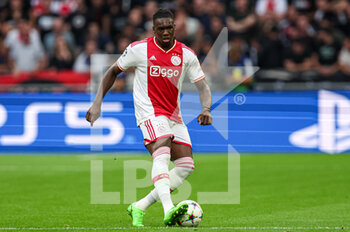 2022-09-07 - Calvin Bassey of Ajax during the UEFA Champions League match between Ajax and Rangers at the Johan Cruijff ArenA on September 7, 2022 in Amsterdam, Netherlands - FOOTBALL - CHAMPIONS LEAGUE - AJAX V RANGERS - UEFA CHAMPIONS LEAGUE - SOCCER