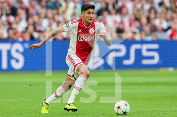 2022-09-07 - Edson Alvarez of Ajax during the UEFA Champions League match between Ajax and Rangers at the Johan Cruijff ArenA on September 7, 2022 in Amsterdam, Netherlands - FOOTBALL - CHAMPIONS LEAGUE - AJAX V RANGERS - UEFA CHAMPIONS LEAGUE - SOCCER