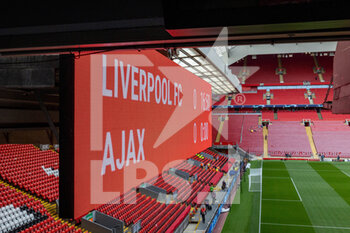 2022-09-13 - General stadium view inside Anfield during the Champions League match between Liverpool and Ajax at Anfield, Liverpool, England on 13 September 2022. Photo Ian Stephen / ProSportsImages / DPPI - FOOTBALL - CHAMPIONS LEAGUE - LIVERPOOL V AJAX - UEFA CHAMPIONS LEAGUE - SOCCER