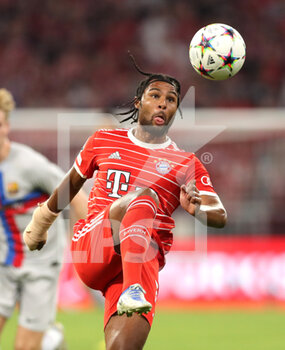 2022-09-13 - Serge Gnabry of Bayern during the Champions League match between Bayern Munchen and FC Barcelona at Allianz Arena, Munchenl, Germany on 13 September 2022. Photo Marcel Engelbrecht / firo Sportphoto / DPPI - FOOTBALL - CHAMPIONS LEAGUE - BAYERN MUNCHEN V FC BARCELONA - UEFA CHAMPIONS LEAGUE - SOCCER