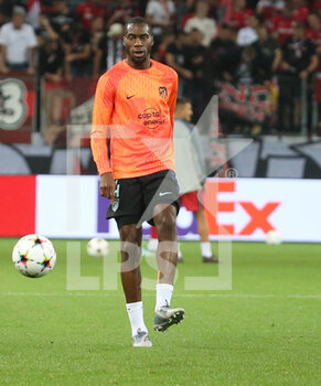2022-09-13 - Geoffrey Kondogbia of Atletico Madrid during the UEFA Champions League, Group B football match between Bayer Leverkusen and Atletico Madrid on September 13, 2022 at in Leverkusen, Germany - FOOTBALL - CHAMPIONS LEAGUE - BAYER LEVERKUSEN V ATLETICO MADRID - UEFA CHAMPIONS LEAGUE - SOCCER
