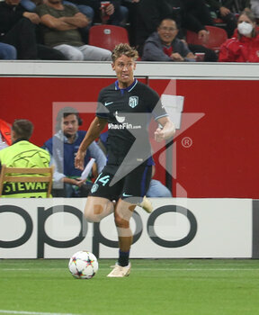 2022-09-13 - Marco Llorente of Atletico Madrid during the UEFA Champions League, Group B football match between Bayer Leverkusen and Atletico Madrid on September 13, 2022 at in Leverkusen, Germany - FOOTBALL - CHAMPIONS LEAGUE - BAYER LEVERKUSEN V ATLETICO MADRID - UEFA CHAMPIONS LEAGUE - SOCCER