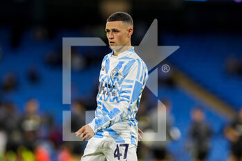 2022-09-14 - Phil Foden (47) of Manchester City during the Champions League match between Manchester City and Borussia Dortmund at the Etihad Stadium, Manchester, England on 14 September 2022. Photo Nigel Keene/ ProSportsImages / DPPI - FOOTBALL - CHAMPIONS LEAGUE - MANCHESTER CITY V BORUSSIA DORTMUND - UEFA CHAMPIONS LEAGUE - SOCCER