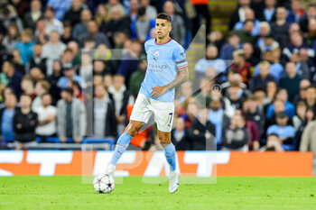 2022-09-14 - Joao Cancelo (7) of Manchester City during the Champions League match between Manchester City and Borussia Dortmund at the Etihad Stadium, Manchester, England on 14 September 2022. Photo Nigel Keene/ ProSportsImages / DPPI - FOOTBALL - CHAMPIONS LEAGUE - MANCHESTER CITY V BORUSSIA DORTMUND - UEFA CHAMPIONS LEAGUE - SOCCER