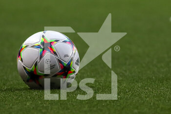 2022-09-14 - Ball illustration during the Champions League match between Rangers and Napoli at Ibrox, Glasgow, Scotland on 14 September 2022. Photo Colin Poultney / ProSportsImages / DPPI - FOOTBALL - CHAMPIONS LEAGUE - RANGERS V NAPOLI - UEFA CHAMPIONS LEAGUE - SOCCER