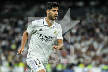2022-09-14 - Marco Asensio of Real Madrid during the UEFA Champions League, Group F, football match played between Real Madrid and RB Leipzig at Santiago Bernabeu on September 14, 2022 in Madrid, Spain. Photo Irina R.Hipolito / SpainDPPI / DPPI - FOOTBALL - CHAMPIONS LEAGUE - REAL MADRID V  LEIPZIG - UEFA CHAMPIONS LEAGUE - SOCCER