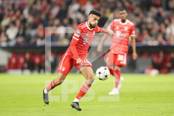 2022-10-04 - Noussair Mazraoui of Bayern Munich during the UEFA Champions League, Group C football match between Bayern Munich and Viktoria Pilsen on October 4, 2022 at Allianz Arena in Munich, Germany - FOOTBALL - CHAMPIONS LEAGUE - BAYERN MUNICH V VIKTORIA PLZEN - UEFA CHAMPIONS LEAGUE - SOCCER