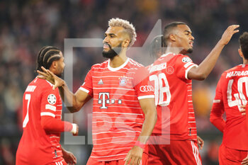 2022-10-04 - Eric Maxim Choupo-Moting of Bayern Munich celebrates his goal 5-0 during the UEFA Champions League, Group C football match between Bayern Munich and Viktoria Pilsen on October 4, 2022 at Allianz Arena in Munich, Germany - FOOTBALL - CHAMPIONS LEAGUE - BAYERN MUNICH V VIKTORIA PLZEN - UEFA CHAMPIONS LEAGUE - SOCCER
