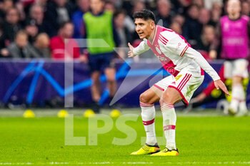 2022-10-04 - Edson Alvarez of Ajax during the UEFA Champions League, Group A football match between Ajax and Napoli on October 4, 2022 at Johan Cruijff ArenA in Amsterdam, Netherlands - FOOTBALL - CHAMPIONS LEAGUE - AJAX V NAPOLI - UEFA CHAMPIONS LEAGUE - SOCCER
