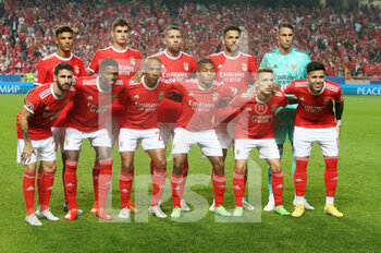 05/10/2022 - Team of Benfica during the UEFA Champions League, Group H football match between SL Benfica and Paris Saint-Germain on October 5, 2022 at Estadio da Luz in Lisbon, Portugal - FOOTBALL - CHAMPIONS LEAGUE - BENFICA V PARIS SG - UEFA CHAMPIONS LEAGUE - CALCIO