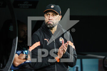 2022-10-05 - Igor Jovecevic, head coach of Shakhtar during the UEFA Champions League, Group F, football match between Real Madrid and Shakhtar Donetsk on October 5, 2022 at Santiago Bernabeu stadium in Madrid, Spain - FOOTBALL - CHAMPIONS LEAGUE - REAL MADRID V SHAKHTAR DONETSK - UEFA CHAMPIONS LEAGUE - SOCCER