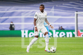 2022-10-05 - David Alaba of Real Madrid during the UEFA Champions League, Group F, football match between Real Madrid and Shakhtar Donetsk on October 5, 2022 at Santiago Bernabeu stadium in Madrid, Spain - FOOTBALL - CHAMPIONS LEAGUE - REAL MADRID V SHAKHTAR DONETSK - UEFA CHAMPIONS LEAGUE - SOCCER