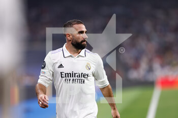 2022-10-05 - Daniel Carvajal of Real Madrid during the UEFA Champions League, Group F, football match between Real Madrid and Shakhtar Donetsk on October 5, 2022 at Santiago Bernabeu stadium in Madrid, Spain - FOOTBALL - CHAMPIONS LEAGUE - REAL MADRID V SHAKHTAR DONETSK - UEFA CHAMPIONS LEAGUE - SOCCER
