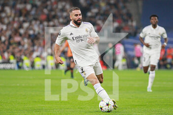 2022-10-05 - Daniel Carvajal of Real Madrid during the UEFA Champions League, Group F, football match between Real Madrid and Shakhtar Donetsk on October 5, 2022 at Santiago Bernabeu stadium in Madrid, Spain - FOOTBALL - CHAMPIONS LEAGUE - REAL MADRID V SHAKHTAR DONETSK - UEFA CHAMPIONS LEAGUE - SOCCER