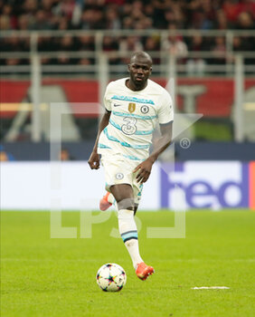 2022-10-11 - Kalidou Koulibaly of Chelsea Fc during the UEFA Champions League Group E, football match between Ac Milan and Chelsea Fc, on 11 October 2022, at San Siro Stadium, Milan, Italy.  Photo Nderim Kaceli - AC MILAN VS CHELSEA FC - UEFA CHAMPIONS LEAGUE - SOCCER