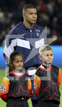 2022-10-11 - Kylian Mbappe of PSG during the UEFA Champions League, Group H football match between Paris Saint-Germain and SL Benfica (Lisbon) on October 11, 2022 at Parc des Princes stadium in Paris, France - FOOTBALL - CHAMPIONS LEAGUE - PARIS SG V BENFICA - UEFA CHAMPIONS LEAGUE - SOCCER