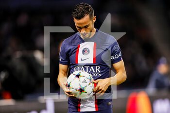2022-10-11 - Pablo Sarabia of PSG during the UEFA Champions League, Group H football match between Paris Saint-Germain and SL Benfica on October 11, 2022 at Parc des Princes stadium in Paris, France - FOOTBALL - CHAMPIONS LEAGUE - PARIS SG V BENFICA - UEFA CHAMPIONS LEAGUE - SOCCER