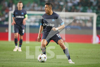 2022-10-12 - Alexis Sanchez of Olympique Marseille during the UEFA Champions League, Group D football match between Sporting CP and Olympique de Marseille on October 12, 2022 at Jose Alvalade stadium in Lisbon, Portugal - FOOTBALL - CHAMPIONS LEAGUE - SPORTING V MARSEILLE - UEFA CHAMPIONS LEAGUE - SOCCER