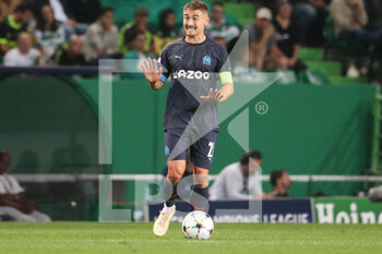 2022-10-12 - Valentin Rongier of Olympique Marseille during the UEFA Champions League, Group D football match between Sporting CP and Olympique de Marseille on October 12, 2022 at Jose Alvalade stadium in Lisbon, Portugal - FOOTBALL - CHAMPIONS LEAGUE - SPORTING V MARSEILLE - UEFA CHAMPIONS LEAGUE - SOCCER