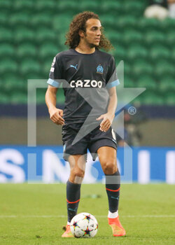 2022-10-12 - Matteo Guendouzi of Olympique Marseille during the UEFA Champions League, Group D football match between Sporting CP and Olympique de Marseille on October 12, 2022 at Jose Alvalade stadium in Lisbon, Portugal - FOOTBALL - CHAMPIONS LEAGUE - SPORTING V MARSEILLE - UEFA CHAMPIONS LEAGUE - SOCCER