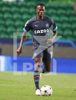 2022-10-12 - Issa Kabore of Olympique Marseille during the UEFA Champions League, Group D football match between Sporting CP and Olympique de Marseille on October 12, 2022 at Jose Alvalade stadium in Lisbon, Portugal - FOOTBALL - CHAMPIONS LEAGUE - SPORTING V MARSEILLE - UEFA CHAMPIONS LEAGUE - SOCCER