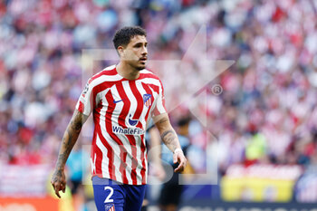 2022-10-12 - Jose Maria Gimenez of Atletico de Madrid during the UEFA Champions League, Group B football match between Atletico de Madrid and Club Brugge on October 12, 2022 at Civitas Metropolitano stadium in Madrid, Spain - FOOTBALL - CHAMPIONS LEAGUE - ATLETICO MADRID V CLUB BRUGGE - UEFA CHAMPIONS LEAGUE - SOCCER