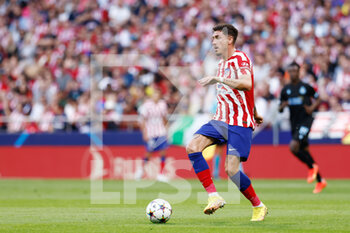 2022-10-12 - Jose Maria Gimenez of Atletico de Madrid during the UEFA Champions League, Group B football match between Atletico de Madrid and Club Brugge on October 12, 2022 at Civitas Metropolitano stadium in Madrid, Spain - FOOTBALL - CHAMPIONS LEAGUE - ATLETICO MADRID V CLUB BRUGGE - UEFA CHAMPIONS LEAGUE - SOCCER
